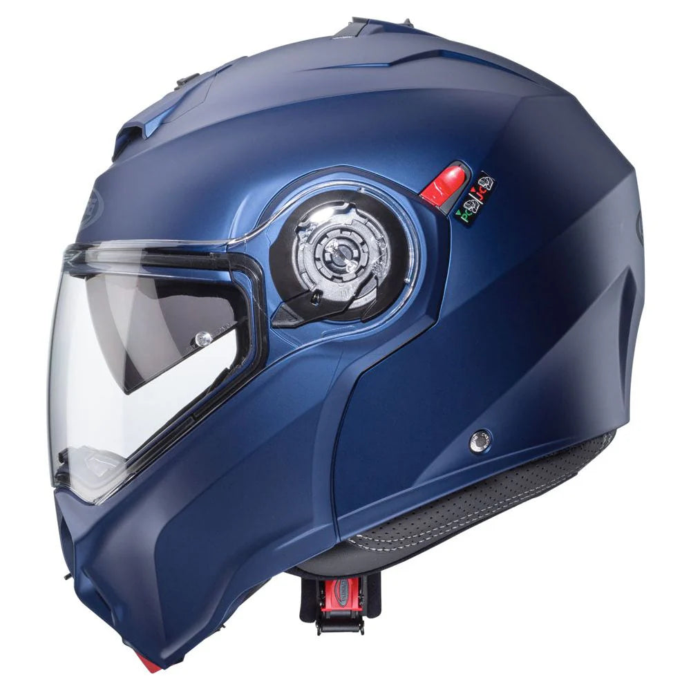 Caberg Duke Evo Plain Matt Blue Motorcycle Helmet