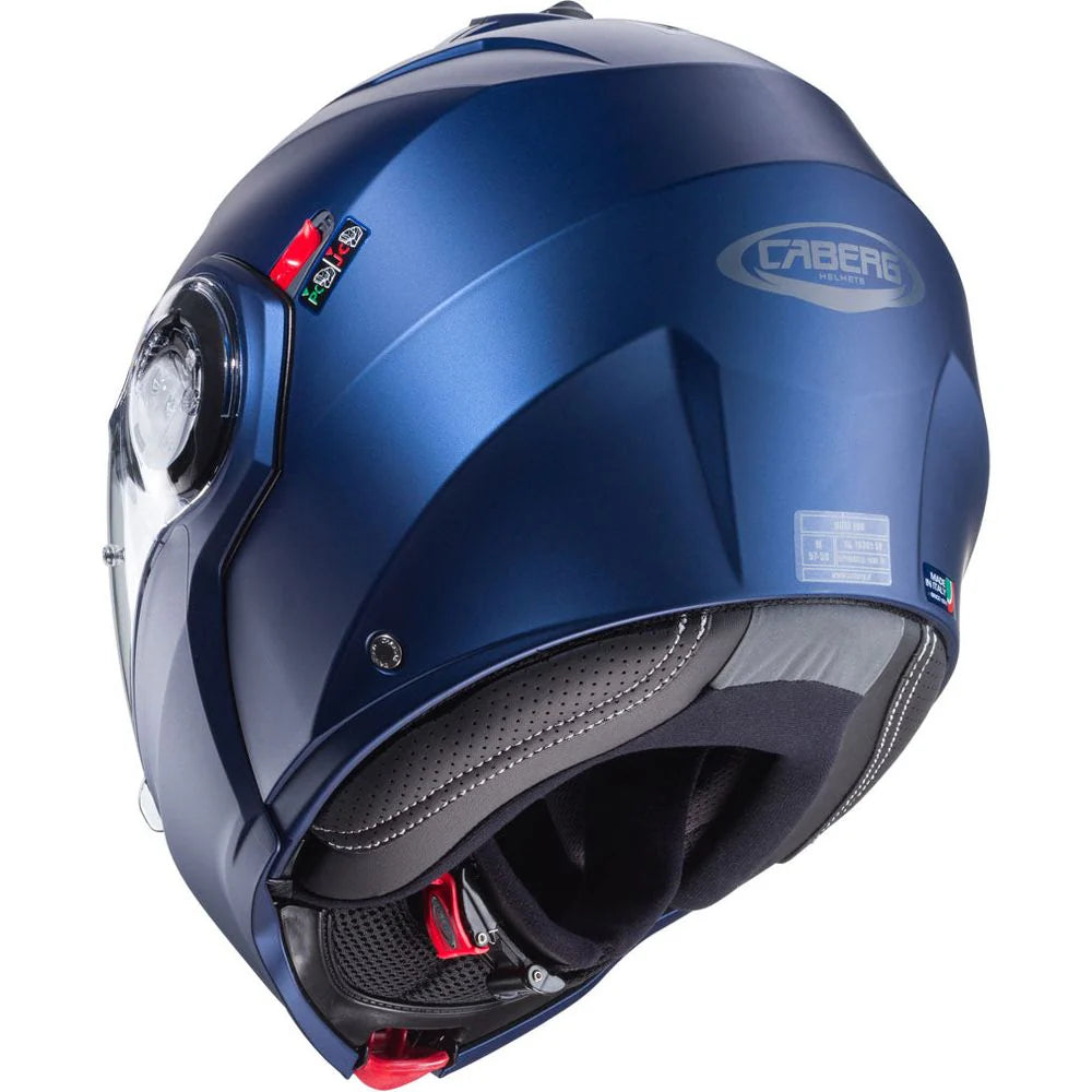 Caberg Duke Evo Plain Matt Blue Motorcycle Helmet
