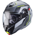 Caberg Duke Evo Move Matt Gun Metal Black Yellow Motorcycle Helmet 
