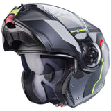 Caberg Duke Evo Move Matt Gun Metal Black Yellow Motorcycle Helmet