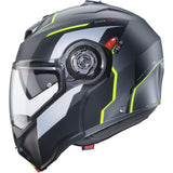 Caberg Duke Evo Move Matt Gun Metal Black Yellow Motorcycle Helmet