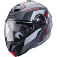 Caberg Duke Evo Move Matt Gun Metal Black Red Motorcycle Helmet 