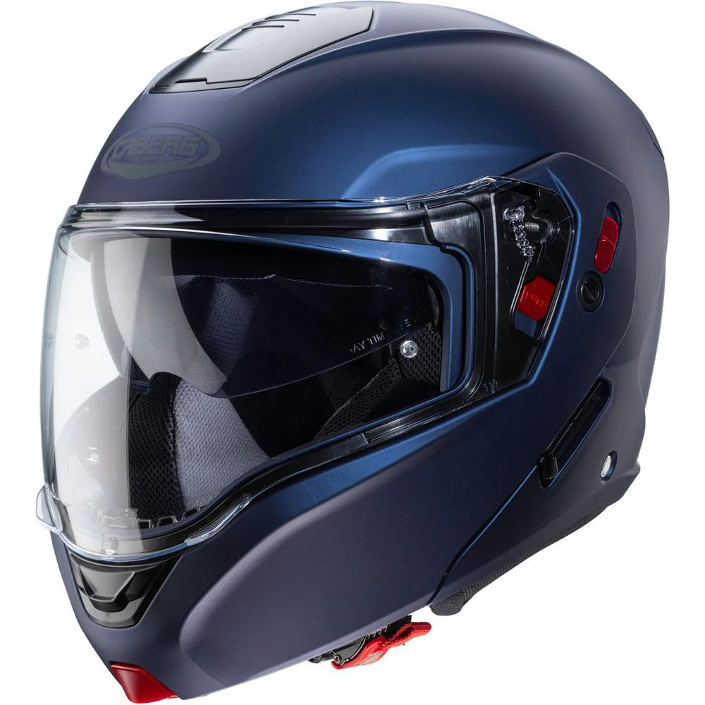 Caberg Horus X Plain Matt Blue Motorcycle Helmet 