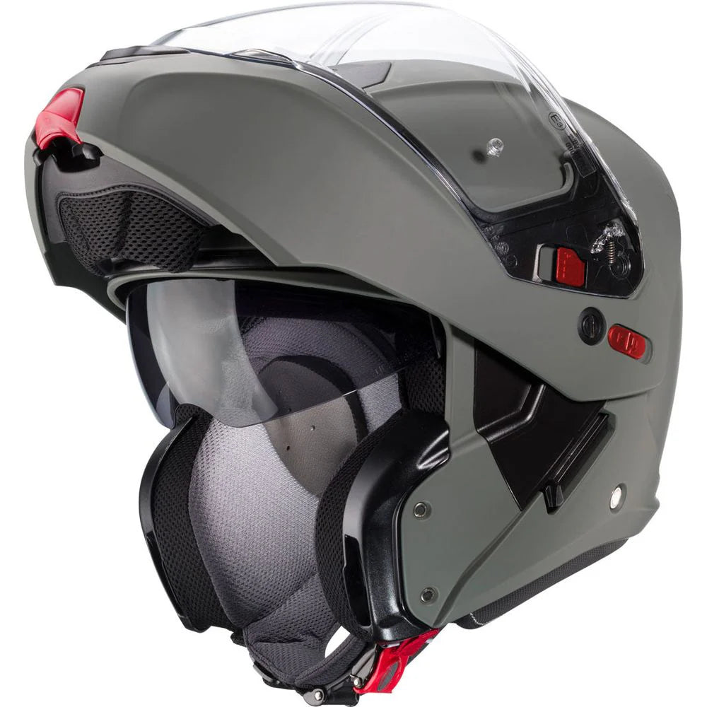 Caberg Horus X Plain Matt Grey Kamo Motorcycle Helmet