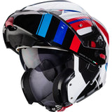 Caberg Horus X Road White Red Blue Motorcycle Helmet
