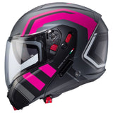 Caberg Horus X Road Matt Gun Fuchsia Black Motorcycle Helmet