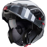 Caberg Horus X Road Matt Black Gun White Motorcycle Helmet