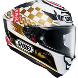 Shoei X-SPR PRO Motegi 4 TC1 White Motorcycle Helmet