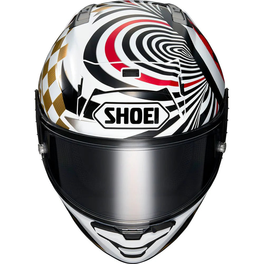 Shoei X-SPR PRO Motegi 4 TC1 White Motorcycle Helmet
