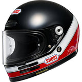 Shoei Glamster 06 ABIDING TC-1 Black White Red Motorcycle Helmet