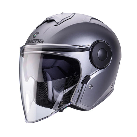 Caberg Soho Matt Gun Metal Motorcycle Helmet 