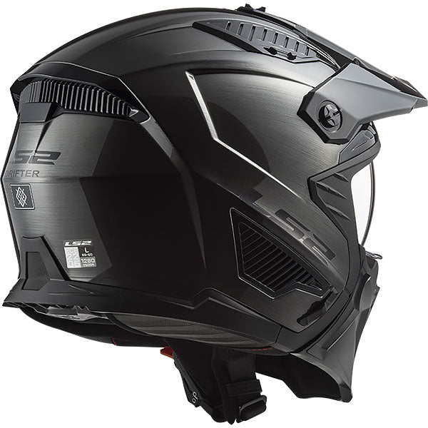 LS2 OF606 Drifter Jeans Titanium Motorcycle Helmet