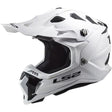 LS2 MX700 Subverter Evo II Single Mono Gloss White Motorcycle Helmet 