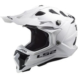 LS2 MX700 Subverter Evo II Single Mono Gloss White Motorcycle Helmet 