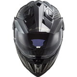 LS2 MX701 Explorer Gloss Carbon Motorcycle Helmet