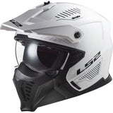 LS2 OF606 Drifter Solid White Motorcycle Helmet