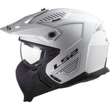 LS2 OF606 Drifter Solid White Motorcycle Helmet