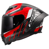 LS2 FF807 Dragon Carbon Trax Red Motorcycle Helmet