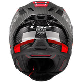 LS2 FF807 Dragon Carbon Trax Red Motorcycle Helmet