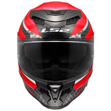 LS2 FF807 Dragon Carbon Trax Red Motorcycle Helmet