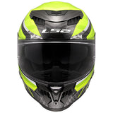 LS2 FF807 Dragon Carbon Trax Hi-Vis Motorcycle Helmet