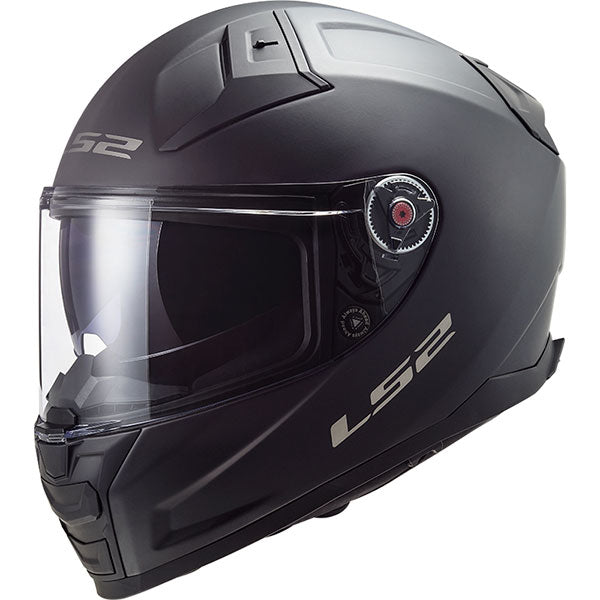 LS2 FF811 Vector II Solid Matt Black Motorcycle Helmet 