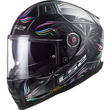 LS2 FF811 Vector II Splitter Tropical Black White Motorcycle Helmet