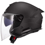 LS2 OF618 Verso II Solid Matt Black Motorcycle Helmet