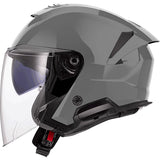 LS2 OF618 Verso II Solid Nardo Grey Motorcycle Helmet 