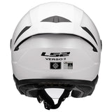 LS2 OF618 Verso II Solid White Motorcycle Helmet