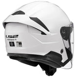 LS2 OF618 Verso II Solid White Motorcycle Helmet
