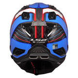 LS2 MX703 X-Force GALUO White Red Blue Carbon Motorcycle Helmet