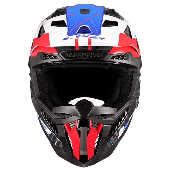 LS2 MX703 X-Force GALUO White Red Blue Carbon Motorcycle Helmet