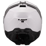 LS2 FF910 Advant II Solid Gloss White 180° Flip Modular Motorcycle Helmet
