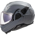 LS2 FF910 Advant II Solid Gloss Nardo Grey 180° Flip Modular Motorcycle Helmet