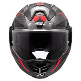 LS2 FF901 ADVANT X Future II Red Carbon 180° Modular Motorcycle Helmet