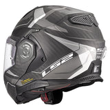 LS2 FF901 ADVANT X Horizon Chrome Grey Carbon 180° Modular Motorcycle Helmet