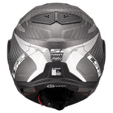 LS2 FF901 ADVANT X Horizon Chrome Grey Carbon 180° Modular Motorcycle Helmet