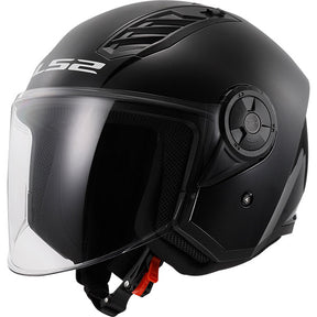 LS2 OF616 Airflow II Gloss Black Motorcycle Helmet