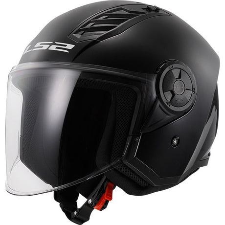 LS2 OF616 Airflow II Gloss Black Motorcycle Helmet