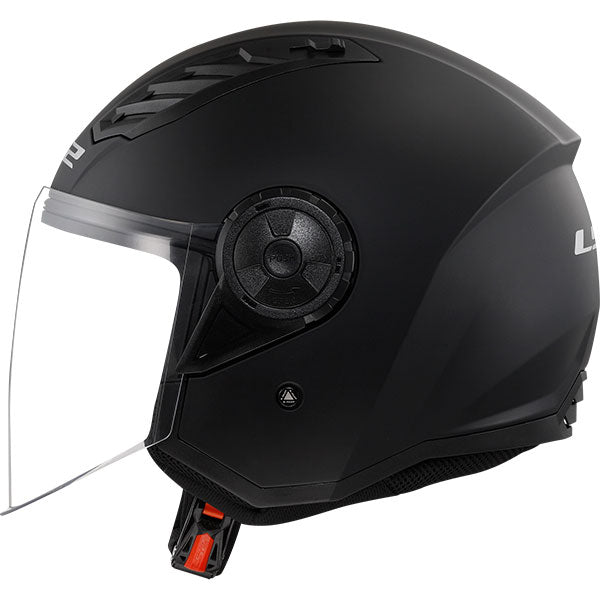 LS2 OF616 Airflow II Solid Matt Black Motorcycle Helmet