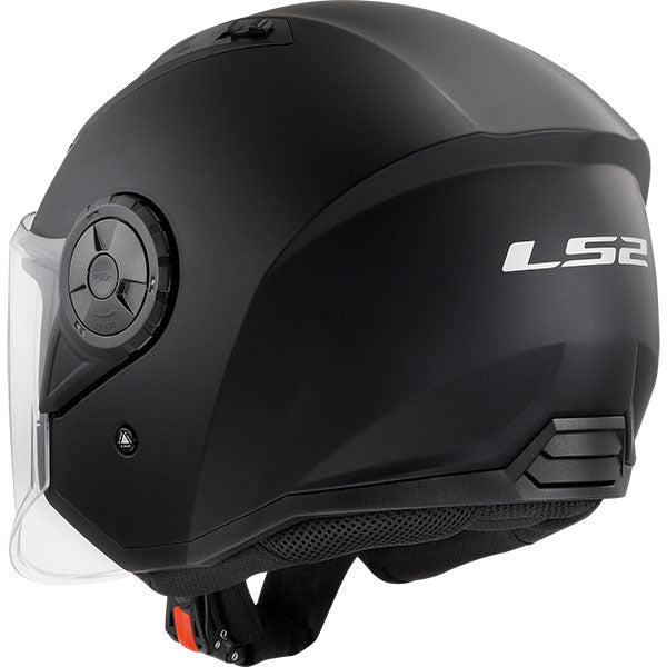 LS2 OF616 Airflow II Solid Matt Black Motorcycle Helmet