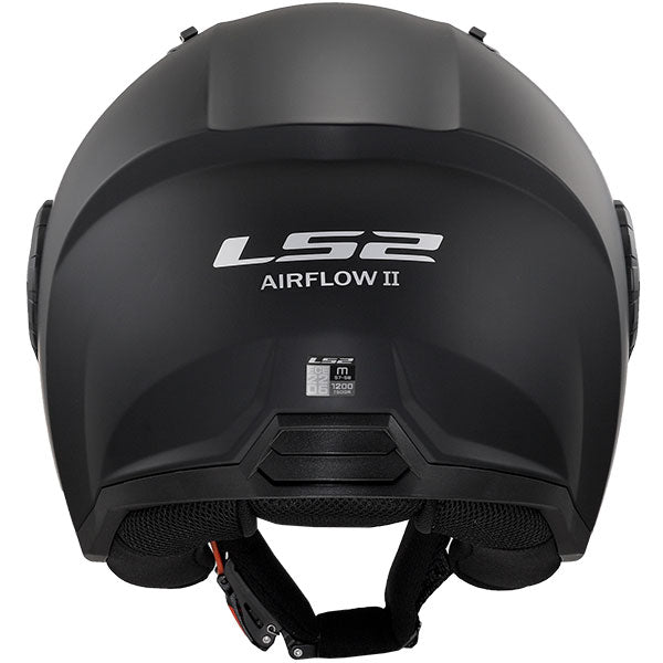 LS2 OF616 Airflow II Solid Matt Black Motorcycle Helmet