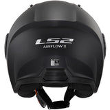 LS2 OF616 Airflow II Solid Matt Black Motorcycle Helmet