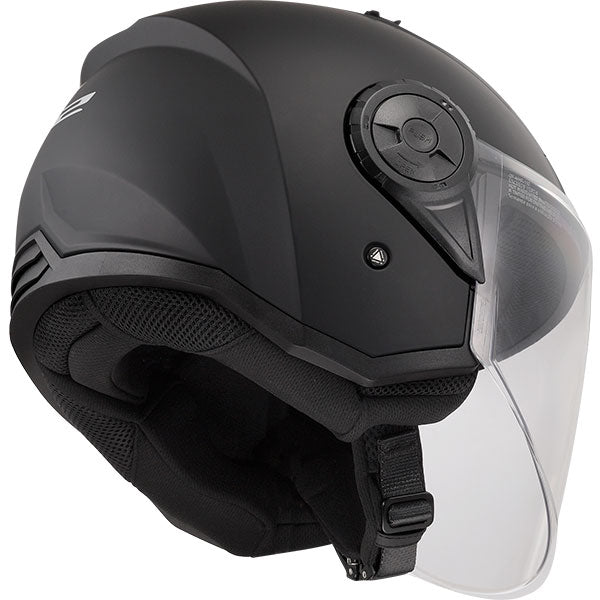 LS2 OF616 Airflow II Solid Matt Black Motorcycle Helmet