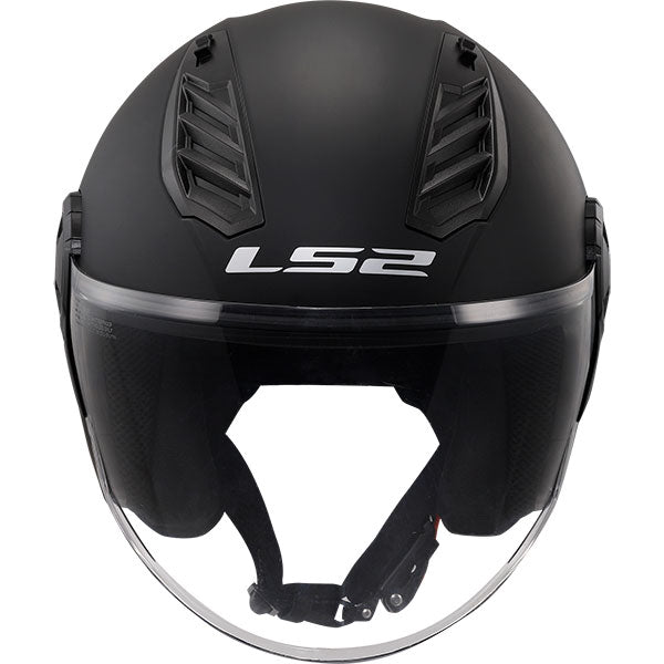 LS2 OF616 Airflow II Solid Matt Black Motorcycle Helmet