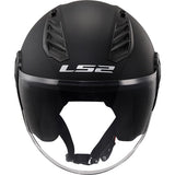 LS2 OF616 Airflow II Solid Matt Black Motorcycle Helmet