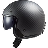 LS2 OF601 Bob II Carbon Black Motorcycle Helmet