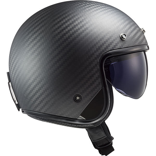 LS2 OF601 Bob II Carbon Black Motorcycle Helmet