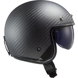 LS2 OF601 Bob II Carbon Black Motorcycle Helmet